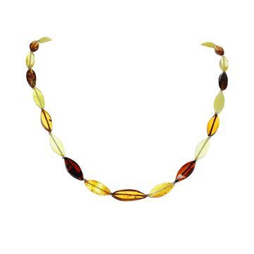 Multi-Color Baltic Amber 18" Necklace