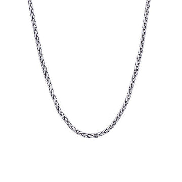 David Beck Bali Wheat 3.5mm Silver Chain (18" - 22")