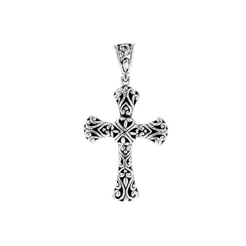 David Beck Bali Sterling Silver Cross Pendant