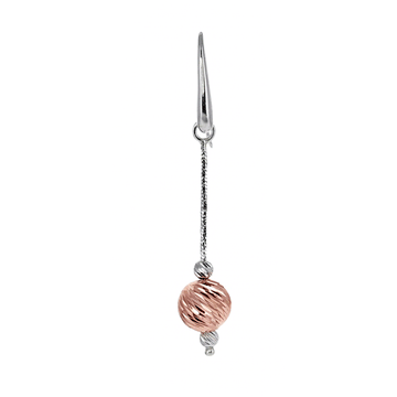 Sirius Ball Earrings in Rose Gold Vermeil