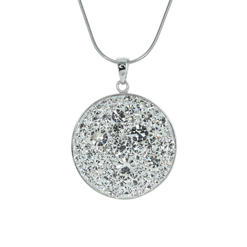 Swarovski Crystal Large Disc Pendant