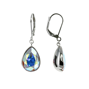 Aurora Borealis Teardrop Swarovski Crystal Earring