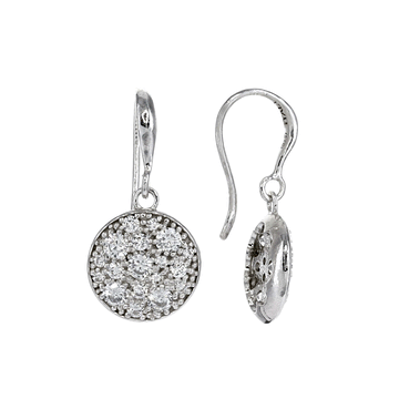 Swarovski Crystal Disc Earrings