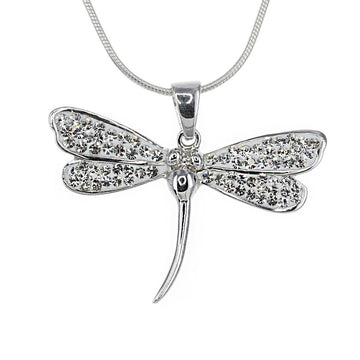 Preciosa Crystal Dragonfly Pendant