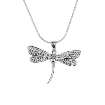 Preciosa Crystal Dragonfly Pendant