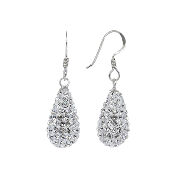 Swarovski Crystal 3D Teardrop Earrings