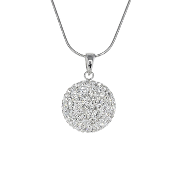 Medium Round Preciosa Crystal Pendant