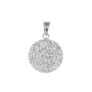 Medium Round Preciosa Crystal Pendant