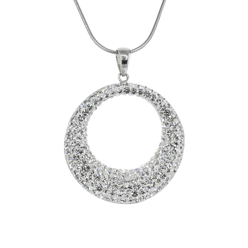 Round Preciosa Crystal Pendant