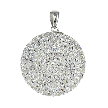 Large Preciosa Crystal Ball Pendant