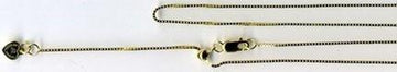 14kt Gold Adjustable Box Chain