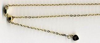 14kt Gold Diamond Cut Cable Chain