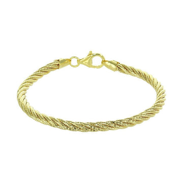 Private Collection Rope Bracelet in 24k Gold Vermeil