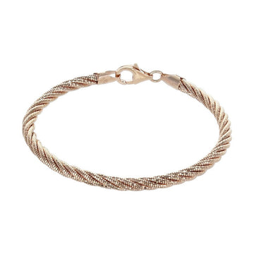 Private Collection Rope Bracelet in Rose Gold Vermeil