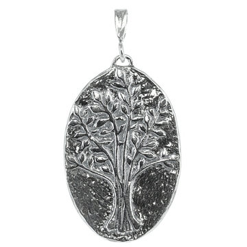 Hammered Sterling Silver Tree of Life Pendant