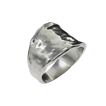 Hammered Sterling Silver Ring